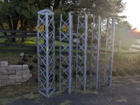 Bx40 Rohn - 40ft Tall Radio Tower 5 X 8ft Sections #3 Bx40 Rohn - 40ft Tall Radio Tower 5 X 8ft Sections #3