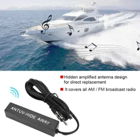 Sanpylfrsbayv9e01320 Sanpyl Hidden Amplified Antenna 12v Universal Electronic Stereo Am/fm Radio Popular #3