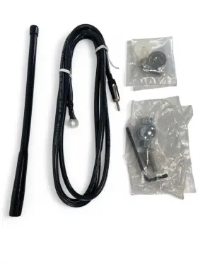 4356 Shakespeare 10.5 Inch Am/fm Flex Antenna With 1 Ball Mount - Black New
