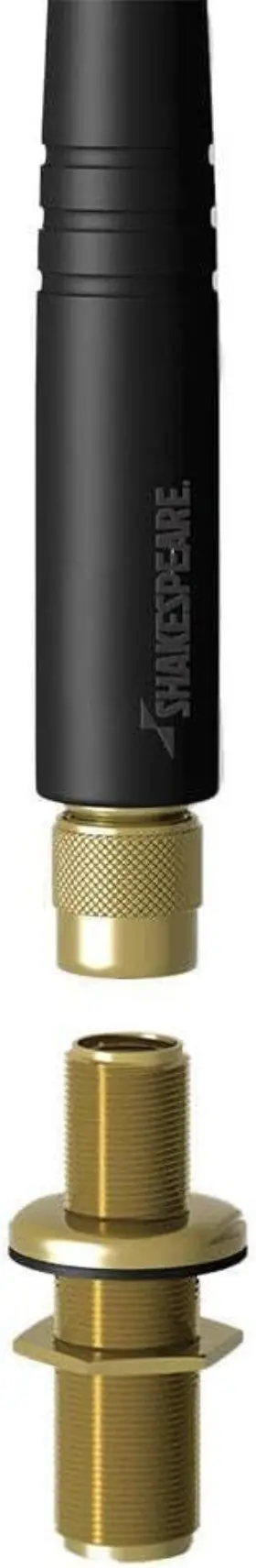 5912 Shakespeare 719441100766 Vhf 7in Rubber Duck Antenna Black #2
