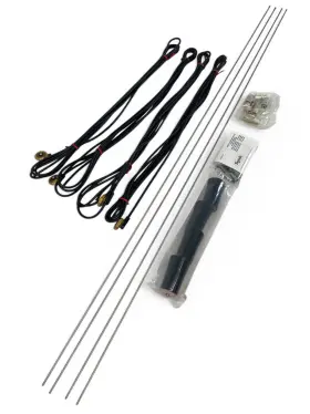 Sn30 Signals 49 Inch Low Band Vhf 30-35 Mhz 3/4 Nmo Mount Antenna Lot Of 4