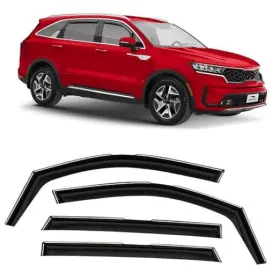 220216 Spark Lines In In-channel Extra Durable Rain Guards For Kia Sorento 2021 21-25