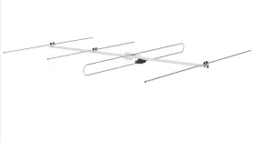 Stellar Labs 30-2460 Four Element Directional Outdoor Fm Antenna Silver