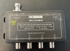 Stridsberg Emgineering Mca204m Engineering Mca204m/n Vhf/uhf Receiver Amplified Multicoupler