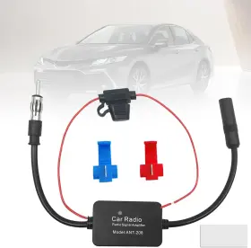 Stya9 Stymart 12v Car Booster 25 Db - Amplify Signal And Reduce Noise Am Fm Radio Universal