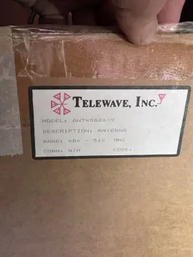 Ant450d6-9 Telewave 406-512 Mhz 6db Adjustable Exposed Dipole Antenna