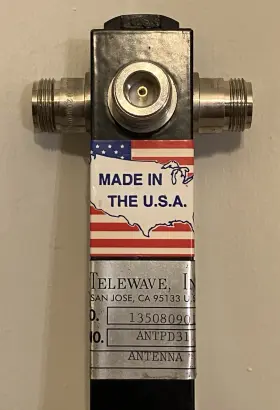Antpd31 Telewave - 3-way Rf Power Divider 500w Freq 90-210 Mhz N Females
