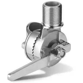 4722 Tingzhigo Marine Vhf Antenna Mounts Rail Mount Adjustable Base Ratchet Silver