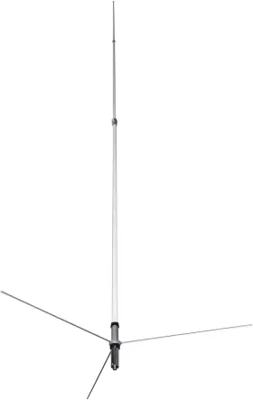 1481 Tram 727932011699 200-watt Dual-band 3-section Fiberglass Base Antenna With White