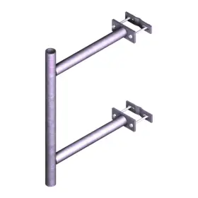 Trylon 5.930.0202.002 - 2ft Stand-off Antenna Mount Small Backing Kit