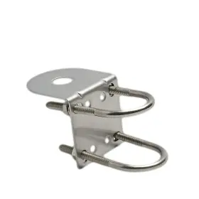 Ungsung 631112528252 Stainless Steel Antenna Mount Bracket With U Bolts For Ham Uhf Silver