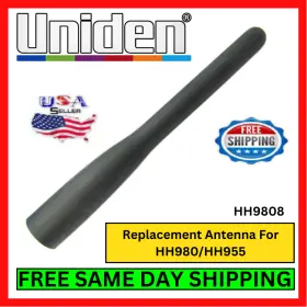 Uniden Hh9808 Replacement Antenna For Vhf Marine Handheld Radios Hh 980/hh 955