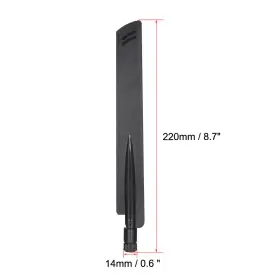 15dbi Uxcell 2pcs Gsm Lte Antenna 3g 4g 700-2700mhz Sma Male Paddle Type #2
