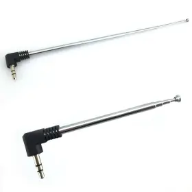 Vizgiz 5582652864 2 Pack Bluetooth Speaker Antenna Replacement Telescoping 3.5mm Silver