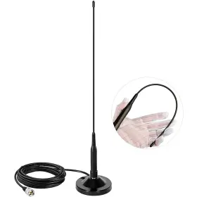 Pl259 Vmuksan Nl-r2 Mobile Radio Antenna Dual Band Vhf/uhf 136-174mhz/400-470mhz And Black