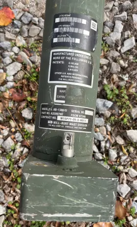 Ab-1386 Will-burt Antenna Mast Mil Surplus Ab-1386/u
