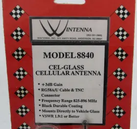 Rg58a Wintenna 8840 Cel-glass Cellular 48 Inch Antenna With Rg58a/u Cable And Tnc Connector #3