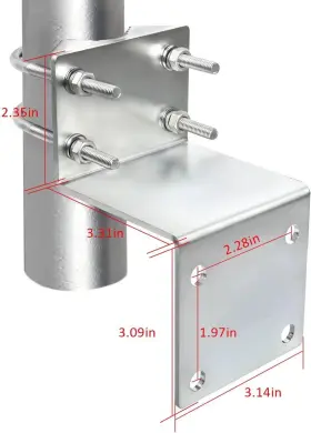 Xrds -rf 614160519144 Xrds-rf Antenna Pole Mount Kits Bracket With Double #3 Xrds -rf 614160519144 Xrds-rf Antenna Pole Mount Kits Bracket With Double #3