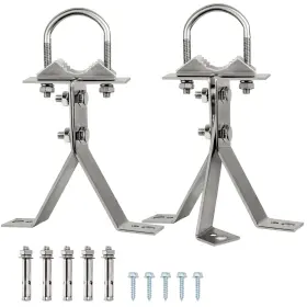 Xrds -rf 635393651210 Xrds-rf Antenna Wall Mount 6 Inch Heavy-duty Stand Off Silvery