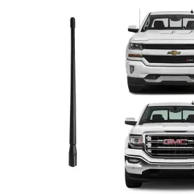 Zhptam 788703243381 Truck Radio Antenna Fit For Chevy Silverado 1999-2024 And Gmc Black