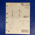 Sony AN-57 Service Manual Original Paper Oem Repair Guide Usa. Fixed Price $29.95.