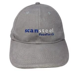 Scan Steel Foodtech Slideback Baseball Cap Gray One Size Adjustable Myrtle Beach. Fixed Price $20.00.