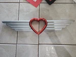 *very Rare* Southwest Airlines Swa Bulkhead Wings Heart Wall Hanger- 21 By 5. Fixed Price $600.00.
