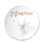 Netpoint NP2 3FT 34DBI 4.9 6.4GHZ Parabolic Antenna With Rp-sma Cables. Fixed Price $309.00.