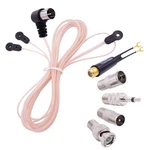 Fancasee Universal Antenna Dipole 75 Ohm Male Push On Plug Coax Gold. Fixed Price $15.99.