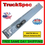 Truckspec Mirror Mount Antenna Stainless Steel 28" Am/fm W/ 2" Shock Spring Kit. Fixed Price $31.95.