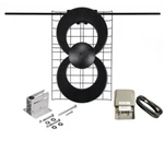 Antennas Direct Clearstream 2 Rv Amplified On-the-go Tv Antenna, Black / Grey. Fixed Price $146.37.