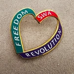 Southwest Airlines Vtg Employee Promotional Freedom Swa Hat Lapel Pin Gold Tone. Fixed Price $13.99.