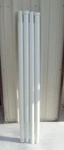 Unused Military White 4' Heavy Duty Fiberglass Antenna Mast Sections Lot Of. Fixed Price $39.95.