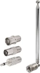 Superbat Fm Telescopic Antenna Kit 75 Unbal Type Connector Dab Radio Replaceme. Fixed Price $17.67.