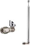8 Sections Telescopic Antenna Sma Male Connector Radio 1 Pcs, Silver. Fixed Price $8.97.