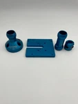 Swivellink Ball Base, Mounting Plate, Tee Knuckle Camera Assembly Blue. Fixed Price $59.99.