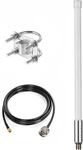 1090MHZ 978MHZ Dual Band Ads-b Antenna Flightaware Outdoor 5DBI Fiberglass.... Fixed Price $47.62.