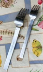 Scan Retroneu Everyday 18/8KOREA Stainless Steel Flatware Salad & Dinner 2 Forks. Fixed Price $39.93.