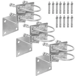 Xrds-rf Antenna Pole Mount Kits Double U-bolts Clamp V Jaw Bracket 3 Sets. Fixed Price $46.22.