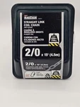 Kingchain 519171 2/0 X 15 Ft. Zinc-plated Straight Link Coil + Quick. Fixed Price $14.95.