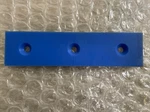 Hole Polypropylene Mounting Plate 10 X 2.5 3/8 - Blue. Fixed Price $6.26.