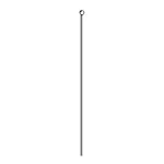 49" X , Chrome Replacement Whip Tapered Rod 1/4 Wave. - Larsen W490/.125. Fixed Price $41.95.