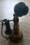 Vintg 1978 Jim Beam Candlestick Phone 1897 Desk Set Decanter Genuine Regal 3/4 F. Fixed Price $38.88.