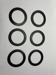 Flat Gaskets For 3/4" Nmo Antenna Mounts 6 Pack Pctel Maxrad Mmgsk. Fixed Price $7.95.