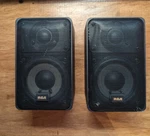 Rca 40-5001 Bookshelf Speakers 50W 8 Ohms Radio Shack Black Tested Working. Fixed Price $32.00.