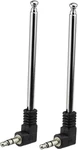 Bingfu Mini Fm Radio Antenna 3.5MM Male Telescopic 2-PACK Compatible. Fixed Price $9.53.