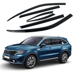 Autoclover Tape-on Rain Guards Window Visors 6 Pcs Set For Kia Smoked 2021-2024. Fixed Price $78.43.