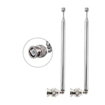 Pobady Bnc Male Connector Telescopic Antenna 7 Sections Pcs, Silver. Fixed Price $11.67.