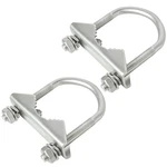 Xrds-rf Antenna Mount Clamp U-bolt 2 Pcs, Mast V Jaw Block With.... Fixed Price $15.19.