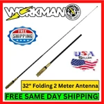 Workman W-7001 Meter Mobile Antenna 32" Extended 1/4 & 5/8 Wave Gold Base Load. Fixed Price $19.95.